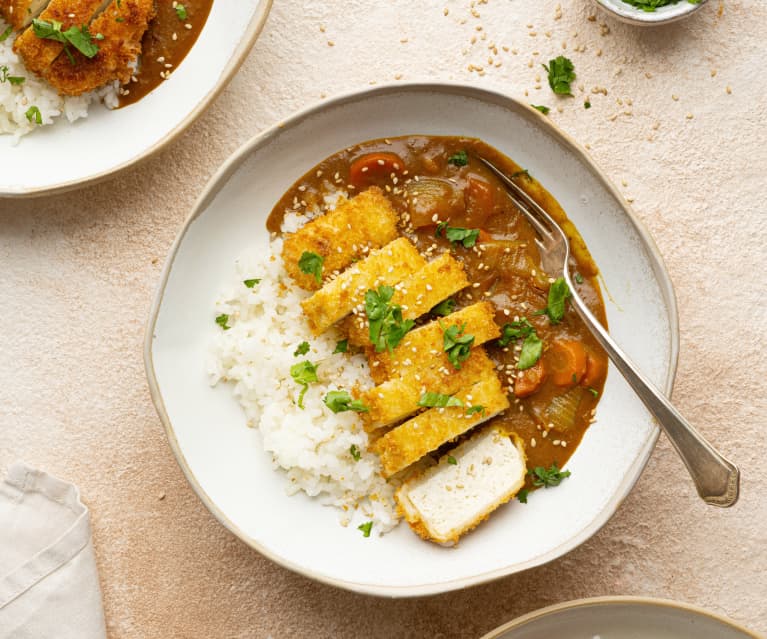 Receta de tofu katsu (vegana y sin gluten)