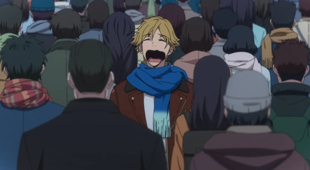 Kazuki regresa de pasar una noche en la cama de otra persona.
