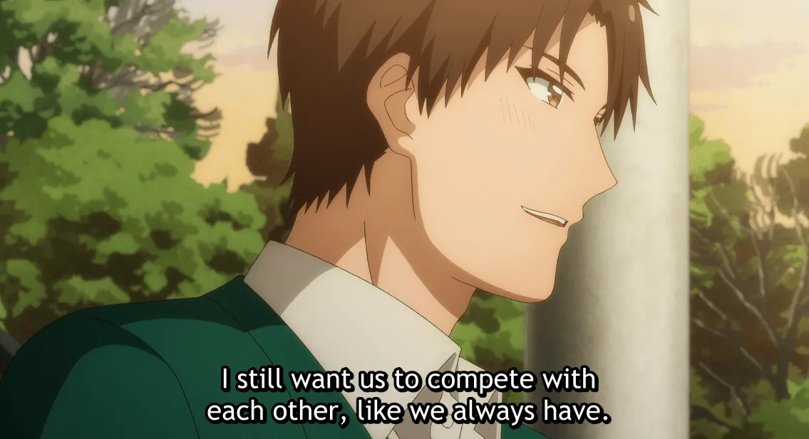 Jun quiere competir con Tomo como siempre lo han hecho, pero ignora su género.