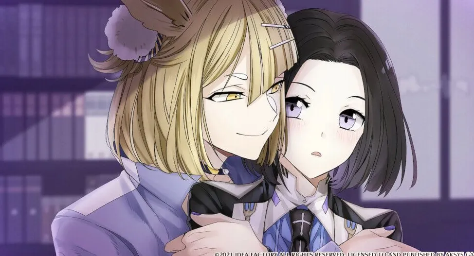 Shiratsuki está agujereando a Shino por detrás con una sonrisa en su rostro.