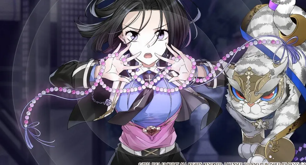 Shino está usando sus poderes con la ayuda de su paje, Kouya.