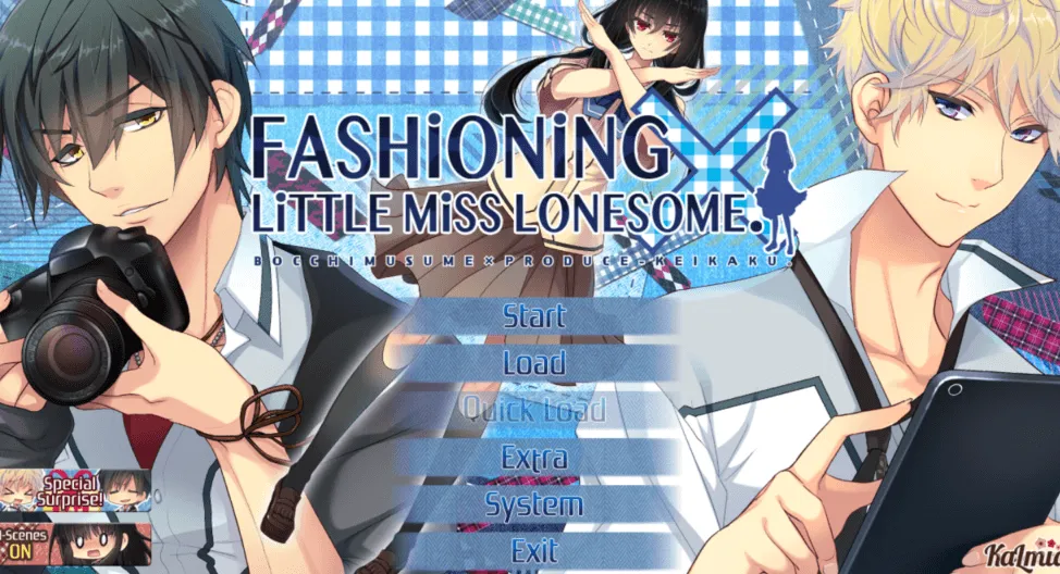 Creando la pantalla de título del juego Little Miss Lonesome