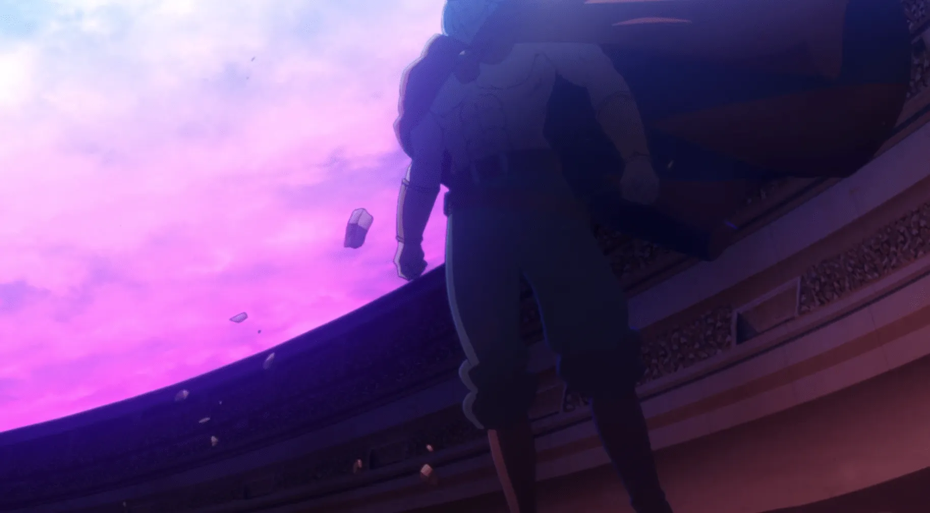 El titular Helck se encuentra en un campo de batalla.