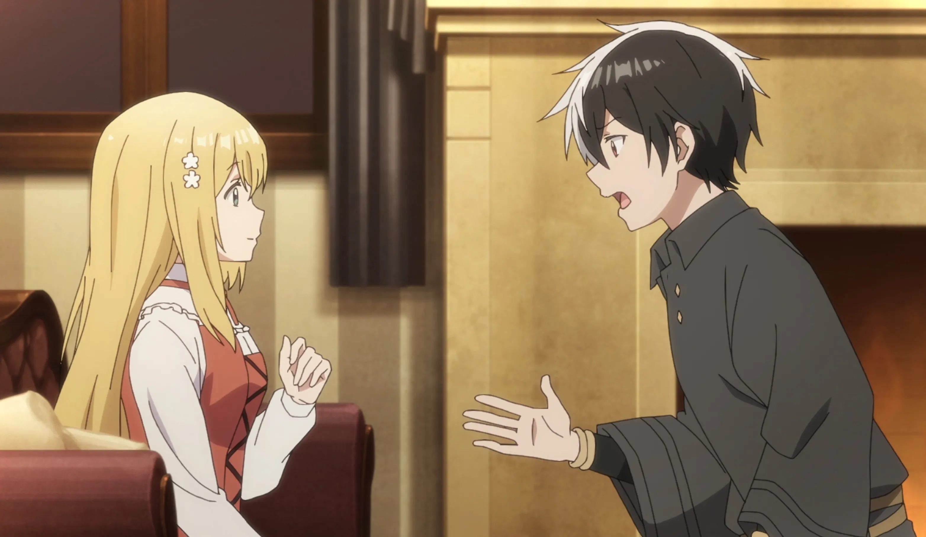 Allen tratando de consolar a Charlotte.