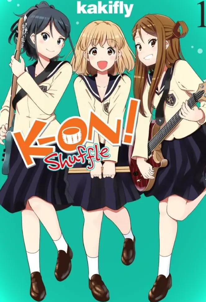 Portada manga de K-ON!  Mezclar, vol.  1