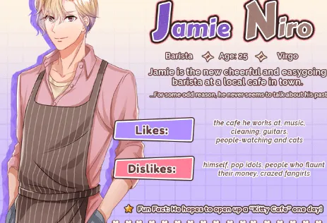 Información del personaje del hechizo de amor Jami Niro