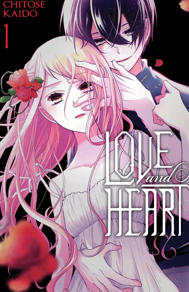 Haruma sostiene a Yoh por detrás.  El texto lee: Amor y Corazón volumen 1.