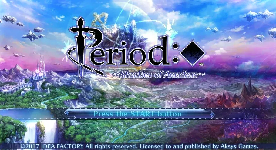 Periodo: pantalla de inicio del cubo