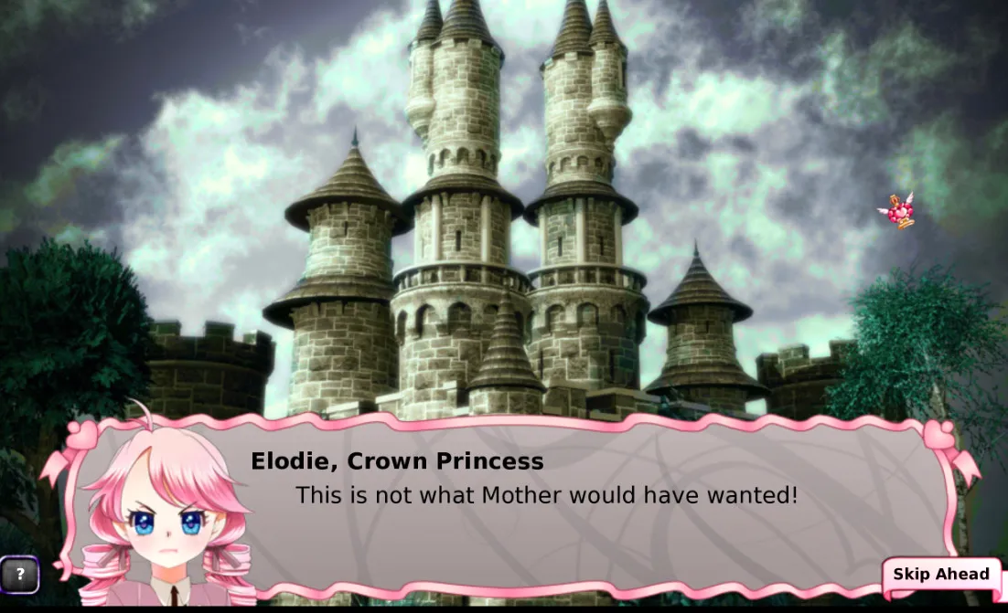 Un castillo de Larga vida a la reina.  Elodie, princesa heredera: ¡Esto no es lo que mamá hubiera querido!
