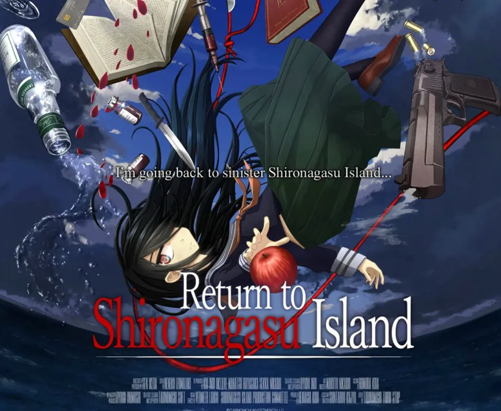 Póster promocional de Regreso a la isla Shironagasu
