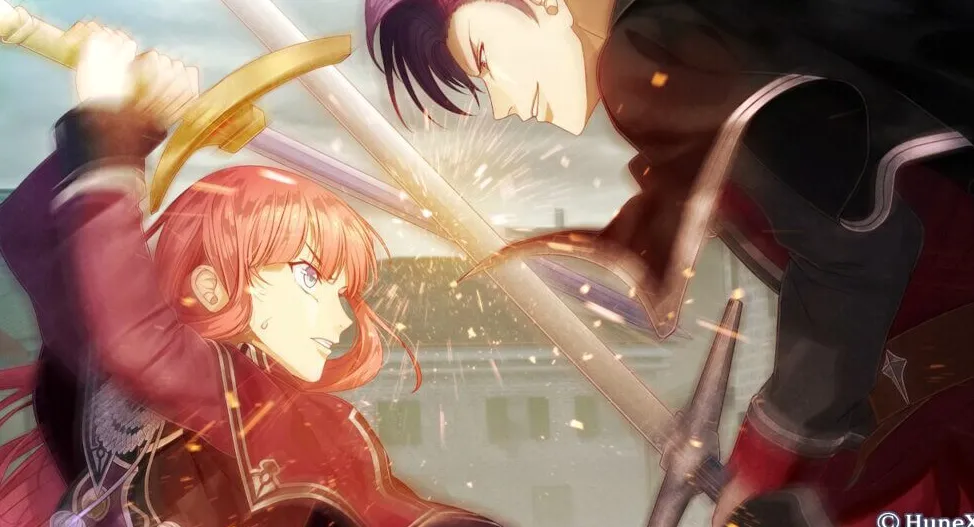 Cyrus in a sword fight with Sachsen Brandenburg.