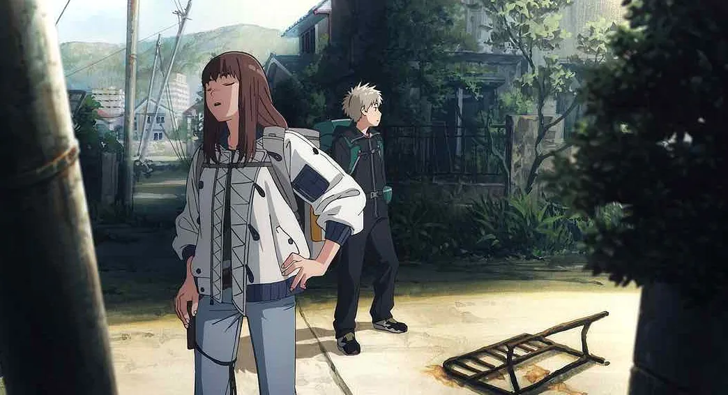 Kiruko y Maru en una calle abandonada