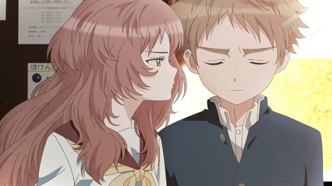 Ai mirando a Kaede de cerca.