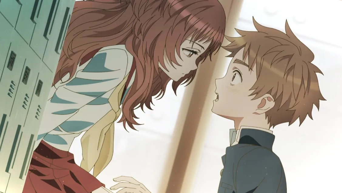 Ai mirando a Kaede otra vez.
