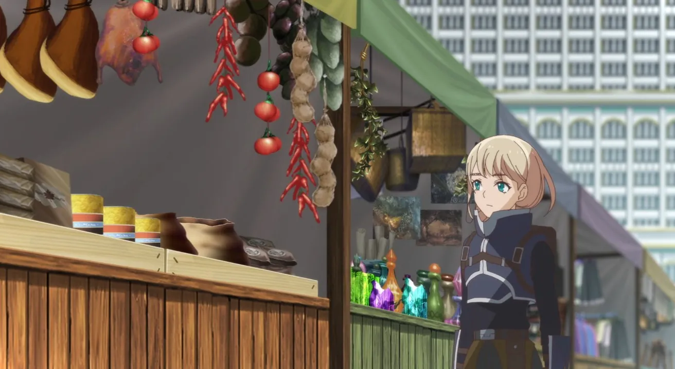 Lavian busca en los puestos de comida locales para reunir ingredientes para hacer borscht.