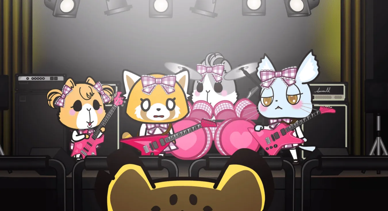 Retsuko y su grupo ídolo