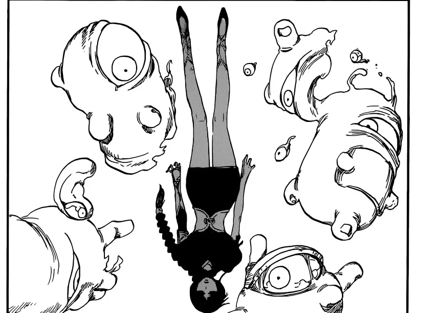 La escena de la muerte de Nemu.