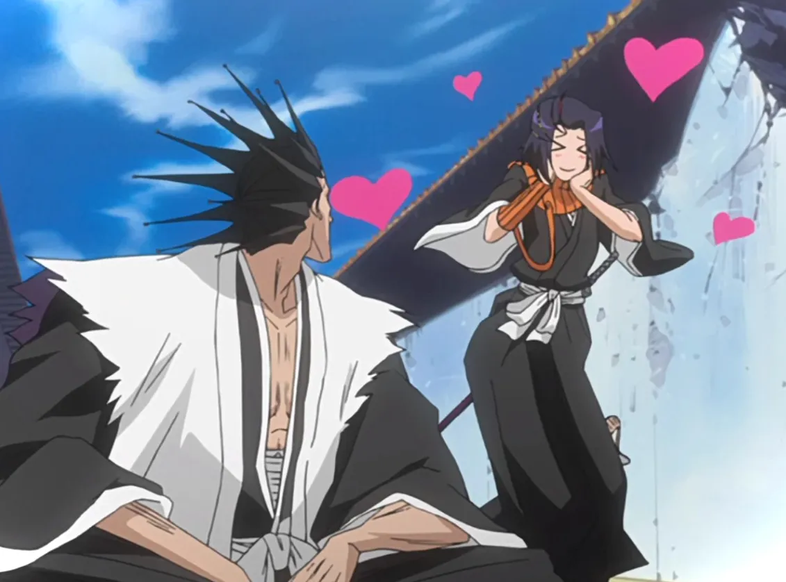Yumichika desmayándose por Kenpachi