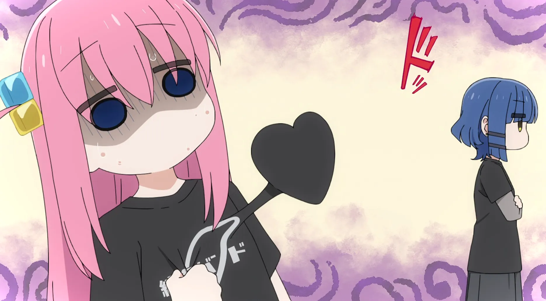 Bocchi's heart beats out of her chest