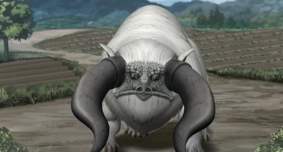 un perturbador monstruo yeti CGI