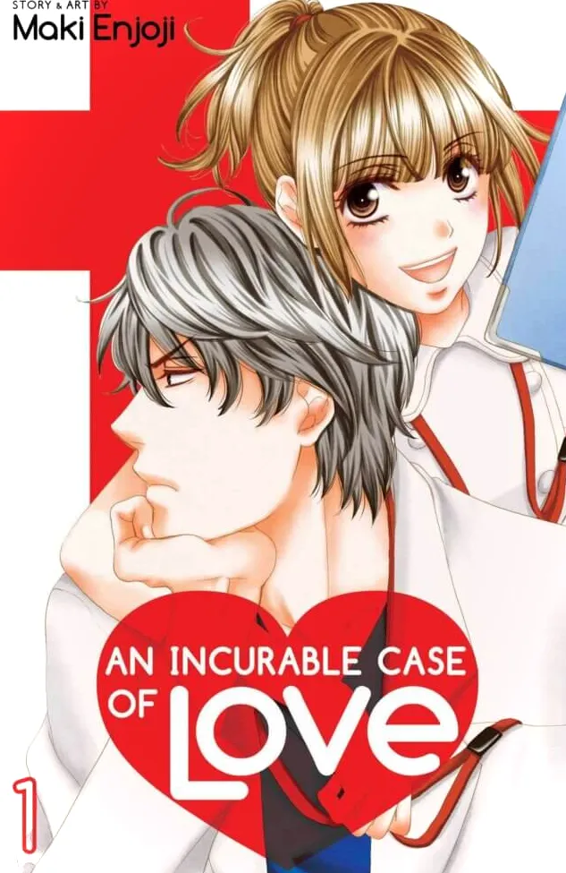 Arte de portada del volumen 1 que muestra a Nanase y Tendo.